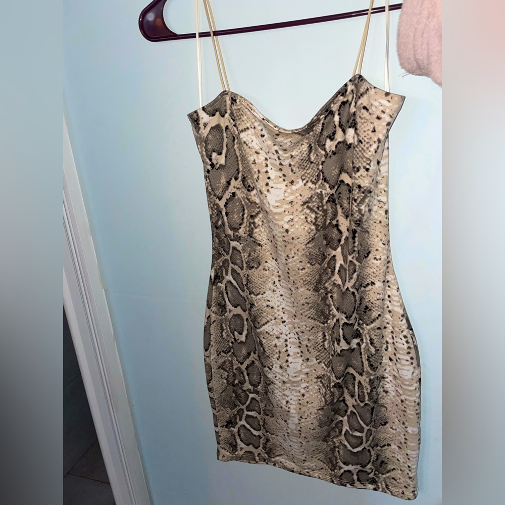 Bear Dance Snakeskin Dress